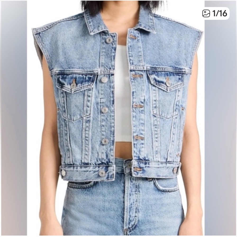Agolde Charli Denim Vest